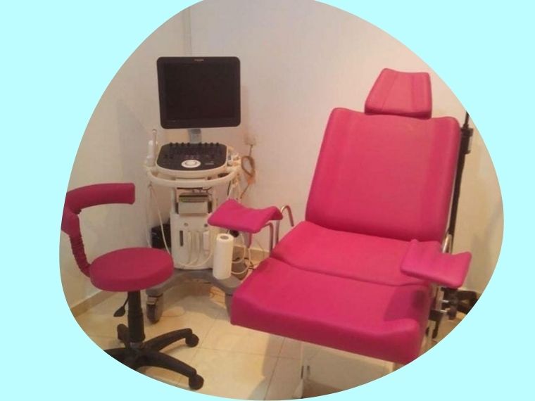 Fauteuil d'examen gynécologique