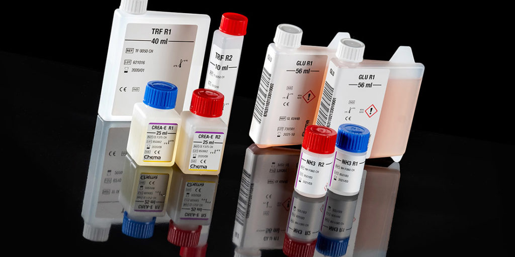 Reactifs de biochimie  CHEMA DIAGNOSTICA Un producteur italien indépendant spécialisé dans le développement et dans la production de diagnostics  in vitro