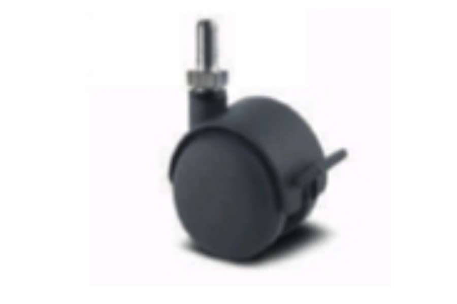 Roulette pivotante,  Tige 8x15mm