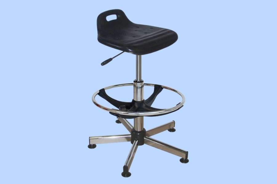 siège assis-debout ergonomique (540-780mm chromé)