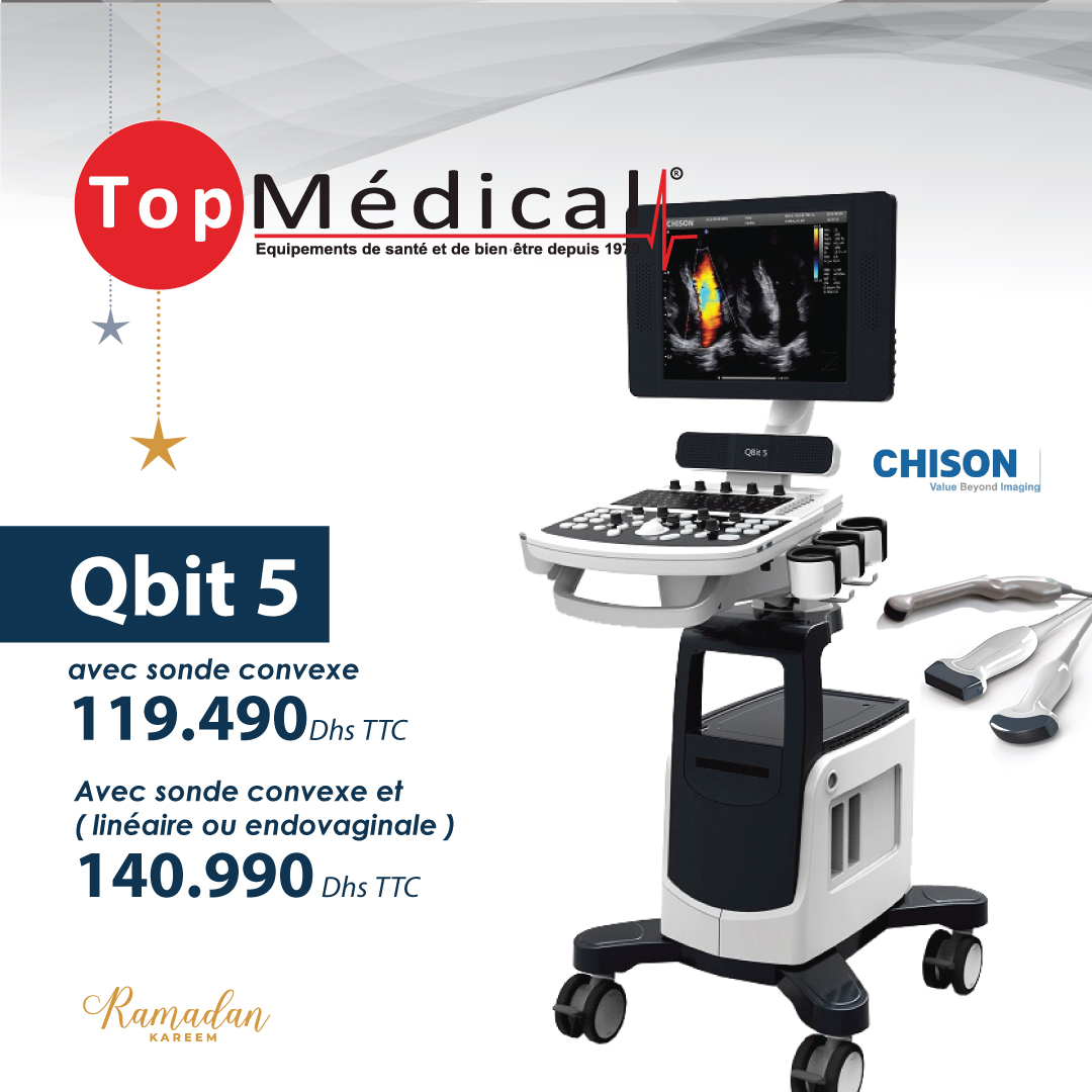 Echographe cardio doppler CHISON Qbit 5