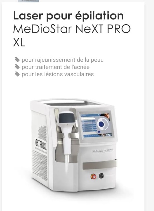 je suis intéressé par une machine laser Mediostar next pro xl