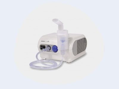 Nébuliseur Omron C28P combine un temps d’inhalation réduit et une administration efficace du médicament grâce à sa technologie V.V.T.