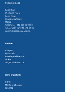 Catalogue | DAGO SARL